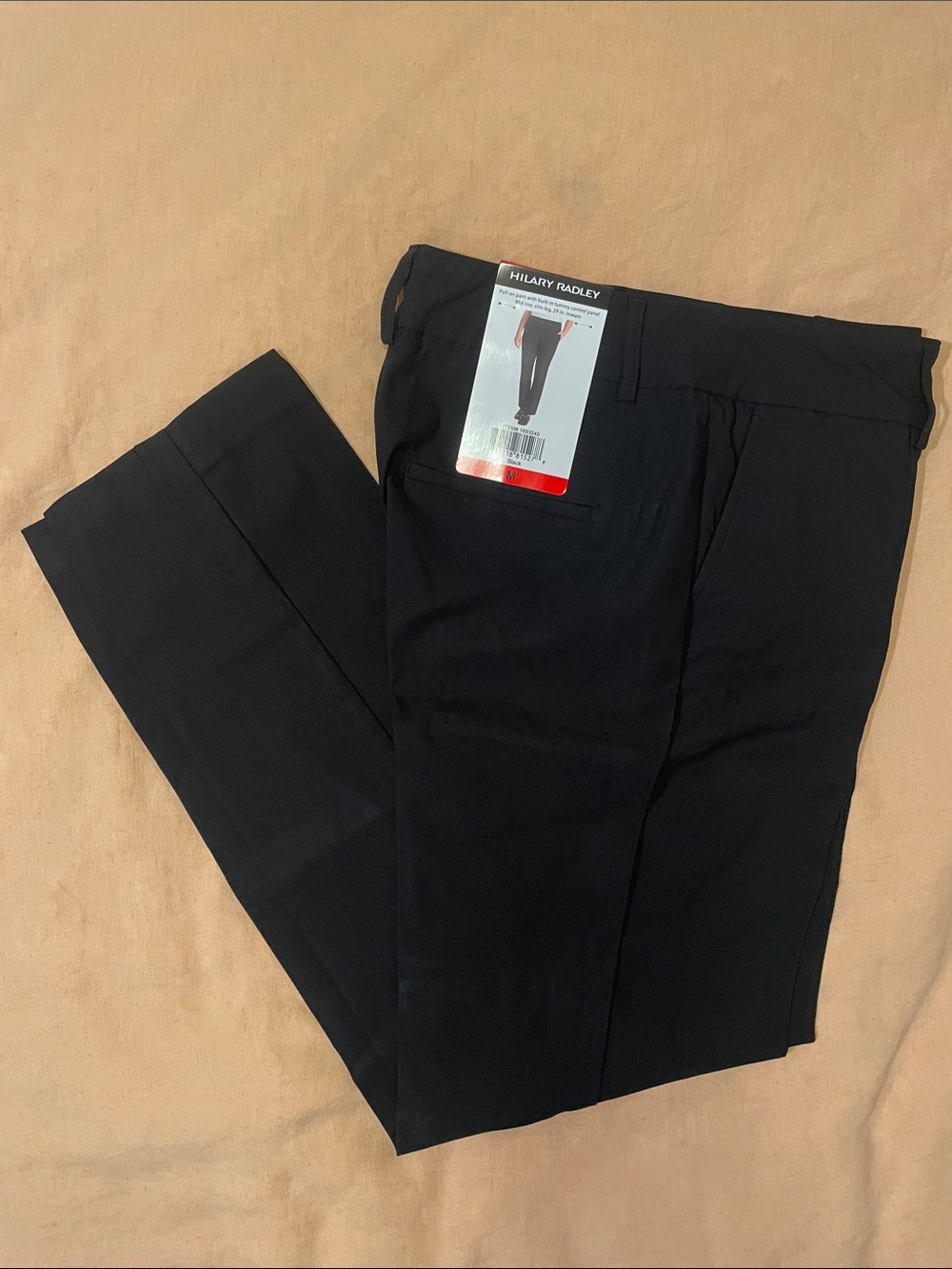 NWT Hilary Radley women’s Black Dress Slacks Size M